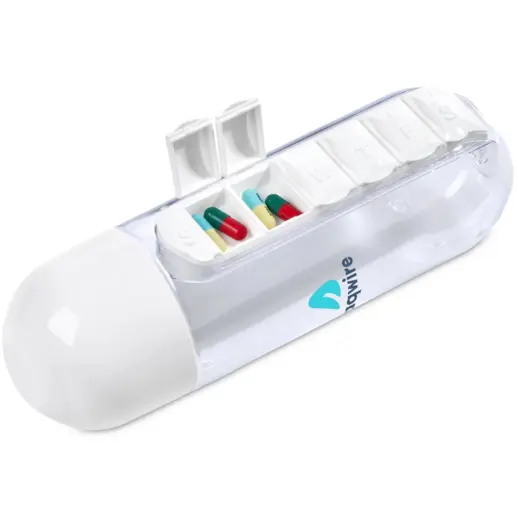 Altitude Vita-Stream Pill Box Plastic Water Bottle Branded Display